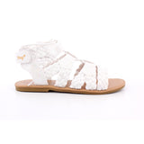 PAT 14373 GIRL SANDAL ETNO SUE.PU ST.GOCCE BIANCO