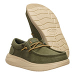 WALLY COMF WORN TWILL 3BN BURNT OLIVE/BOULDER TAN