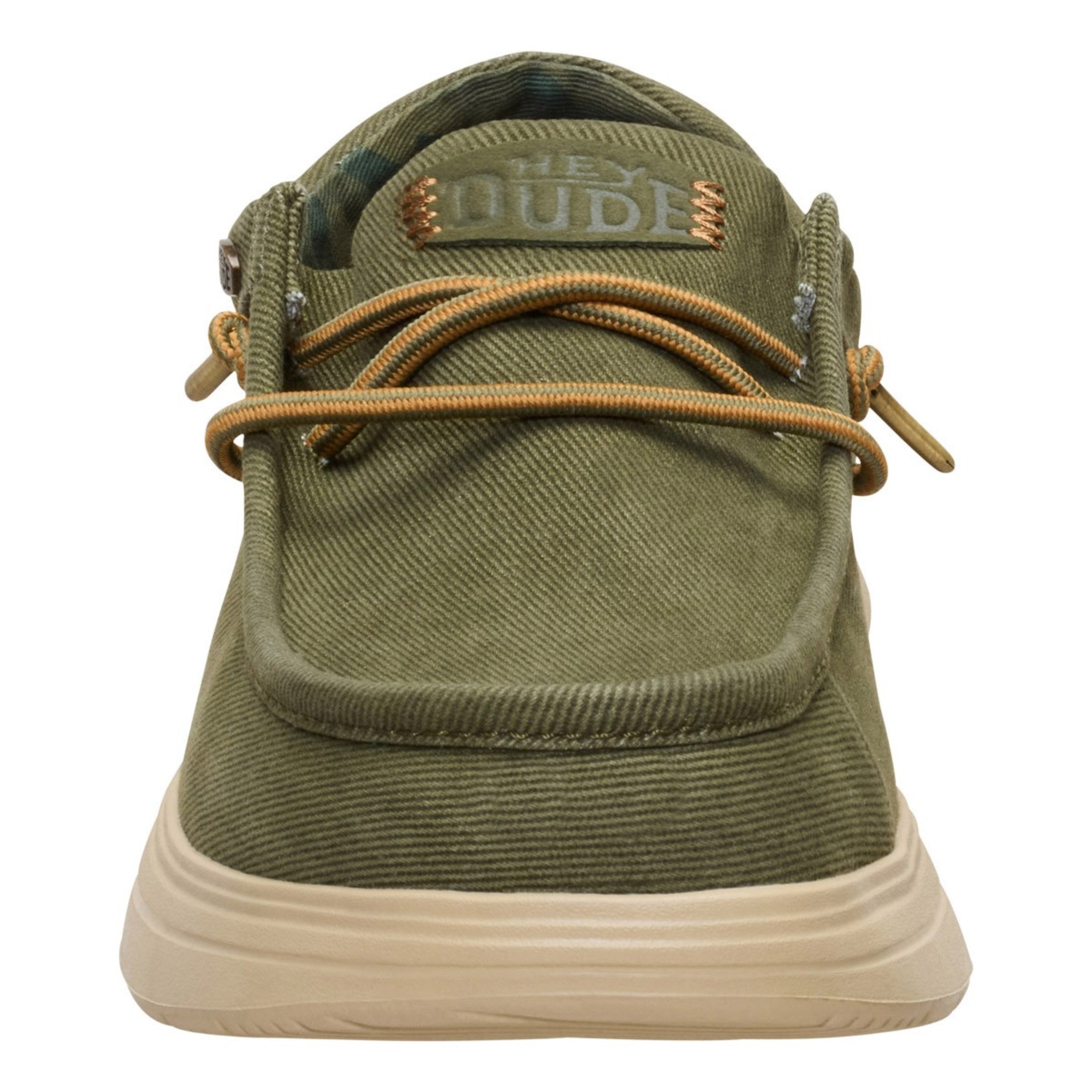 WALLY COMF WORN TWILL 3BN BURNT OLIVE/BOULDER TAN