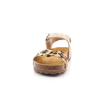 SANDALO NAPPA PERLATO + CAVALLINO PLATINO/LEOPARDO