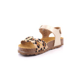 SANDALO NAPPA PERLATO + CAVALLINO PLATINO/LEOPARDO
