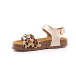 SANDALO NAPPA PERLATO + CAVALLINO PLATINO/LEOPARDO