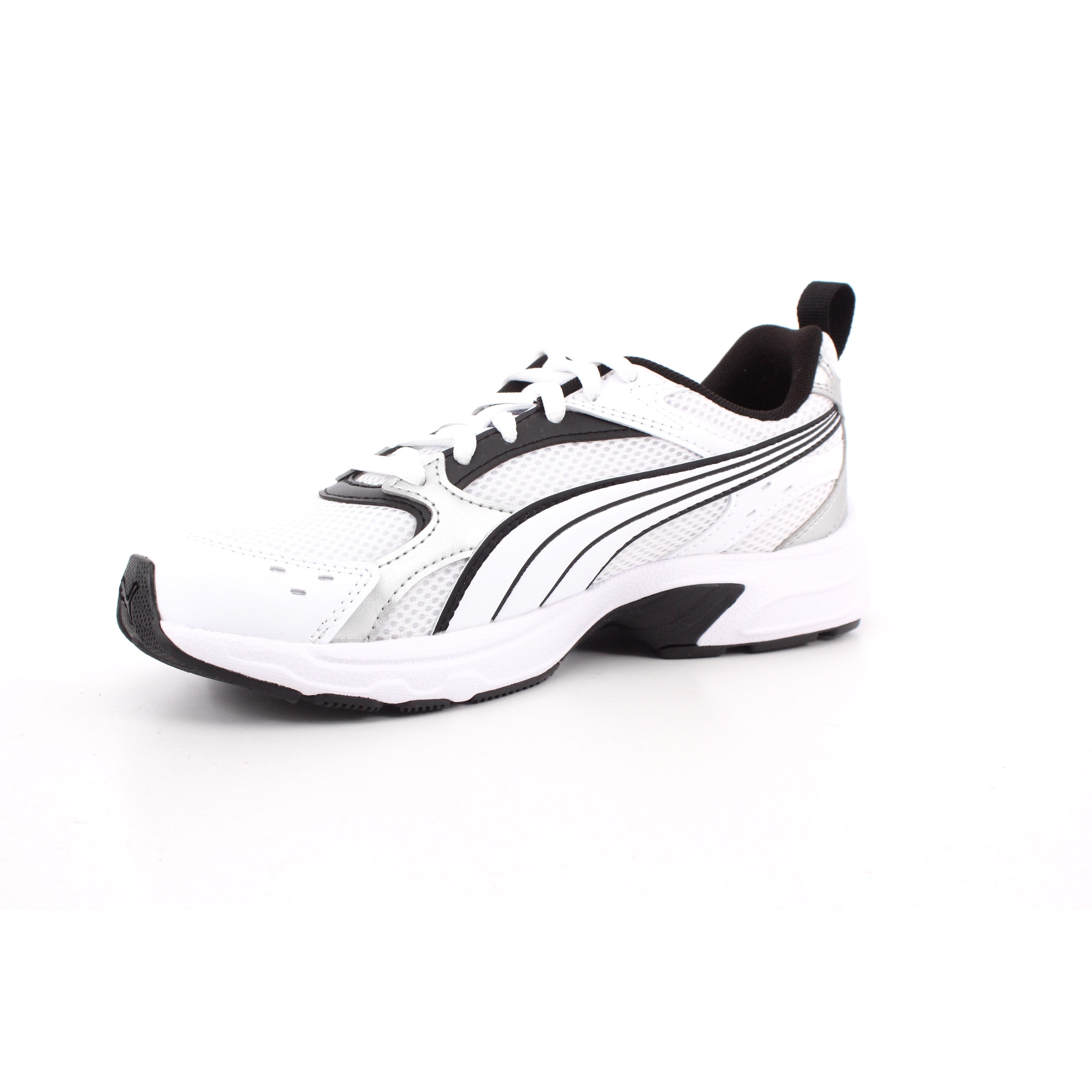 MILENIO TECH LT JR 01 PUMA WHITE-PUMA BLACK