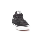 HALF CAB DECON ELASTIC LACE SUEDE BLACK/WHITE
