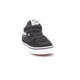 HALF CAB DECON ELASTIC LACE SUEDE BLACK/WHITE
