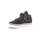 HALF CAB DECON ELASTIC LACE SUEDE BLACK/WHITE