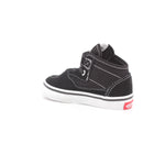 HALF CAB DECON ELASTIC LACE SUEDE BLACK/WHITE