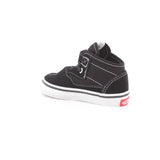 HALF CAB DECON ELASTIC LACE SUEDE BLACK/WHITE