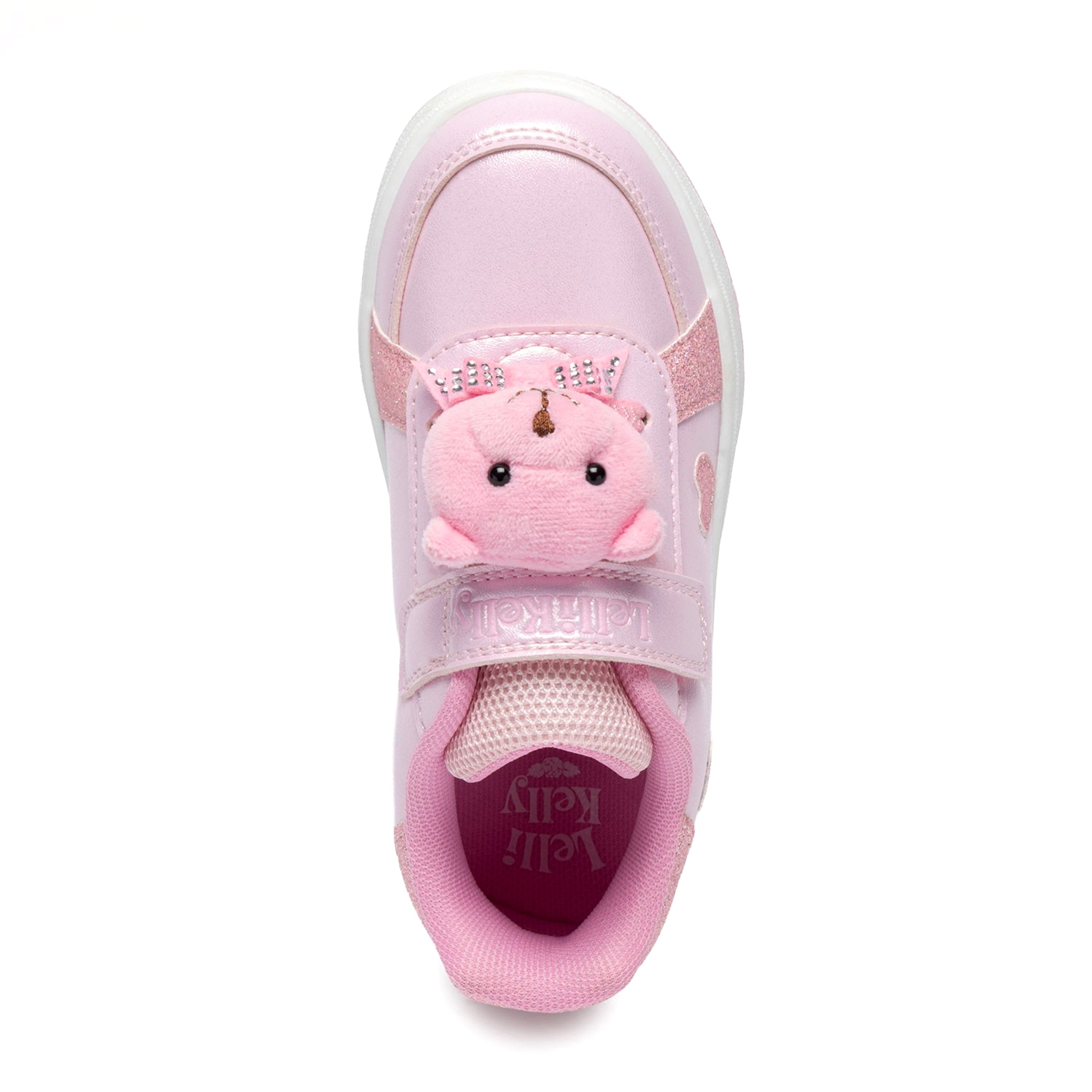 SCARPA LELLI KELLY ORSETTO ROSA/BIANCO