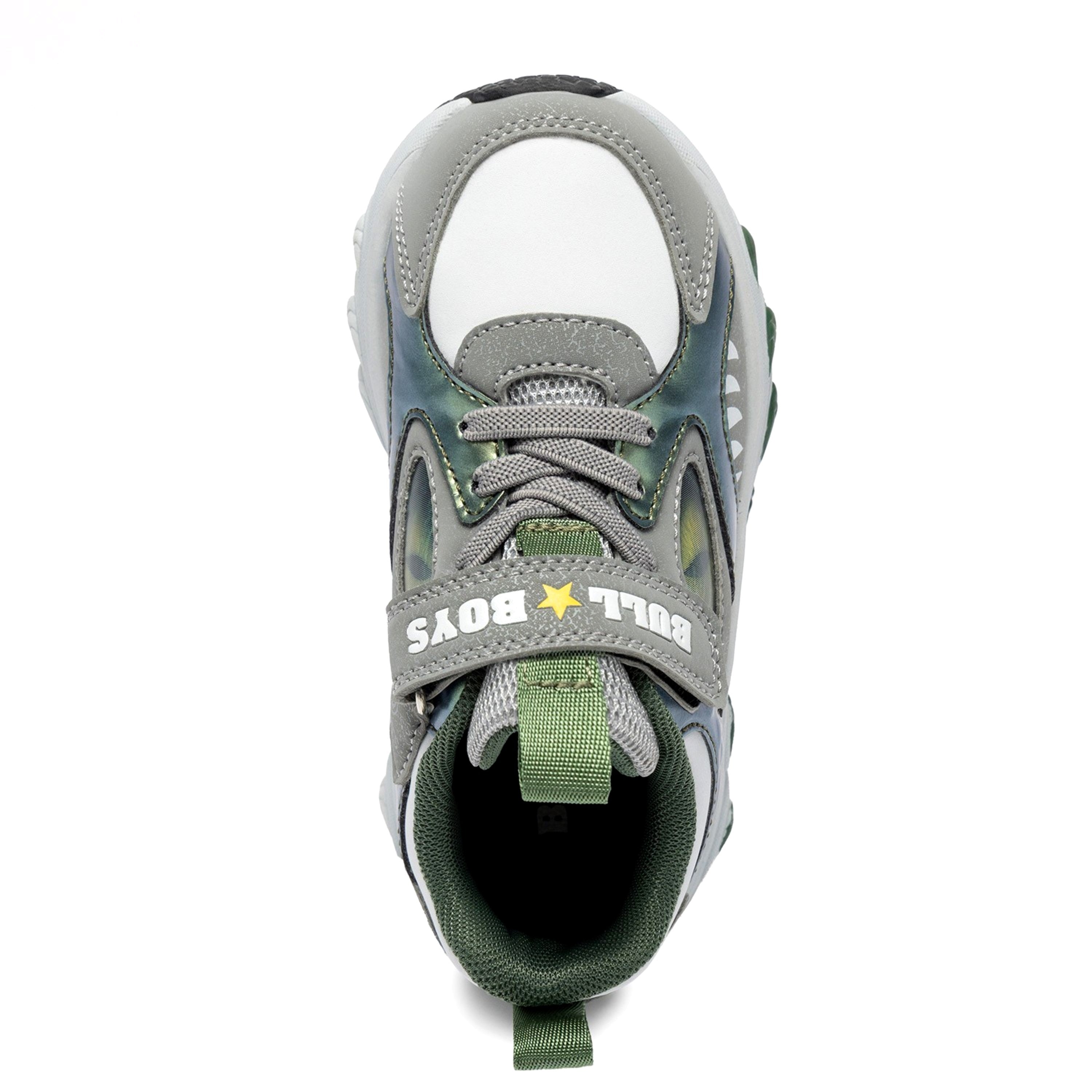 SCARPA BULL BOYS OCCHIOSAURO GRIGIO-BIANCO