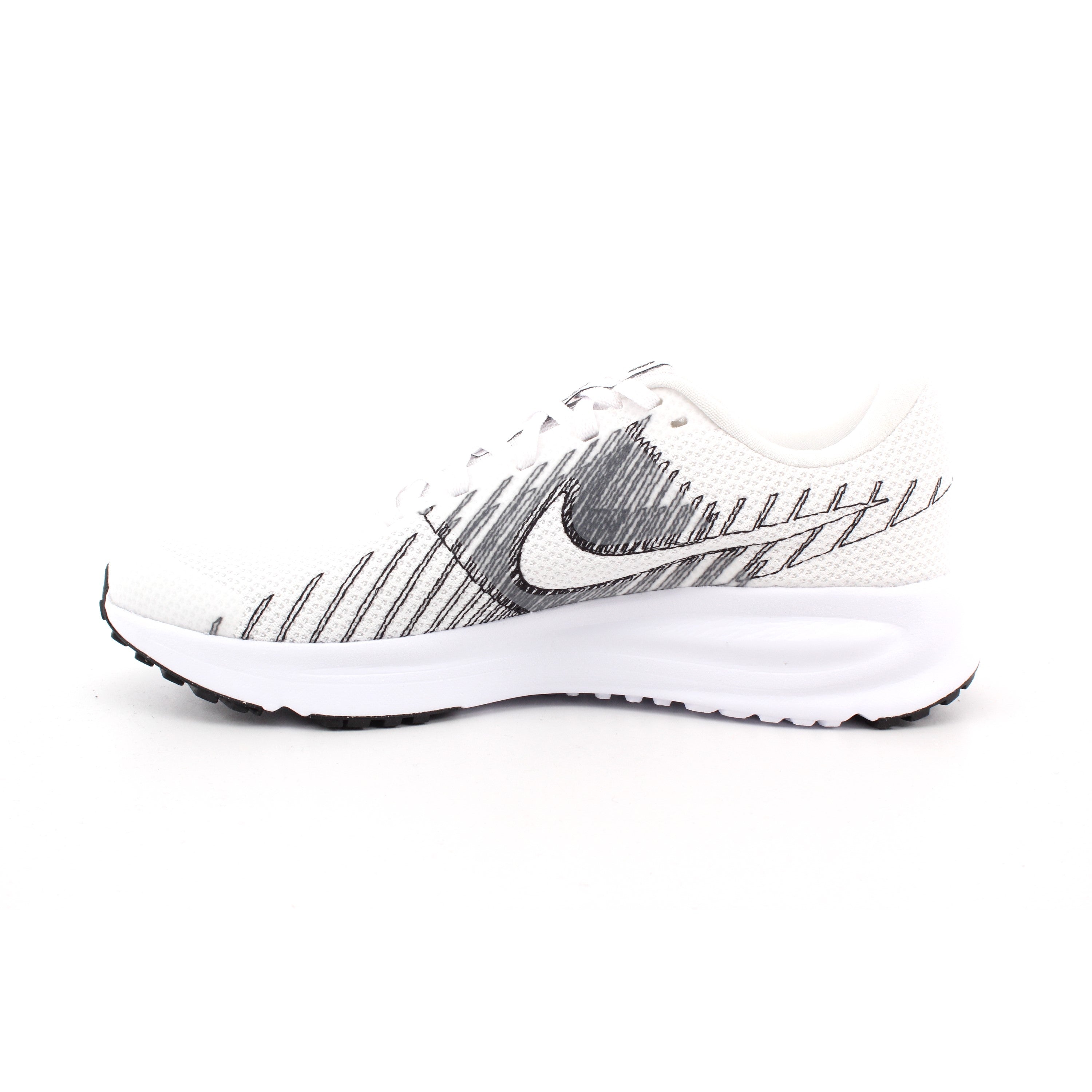 NIKE RUN DEFY BIANCO/NERO
