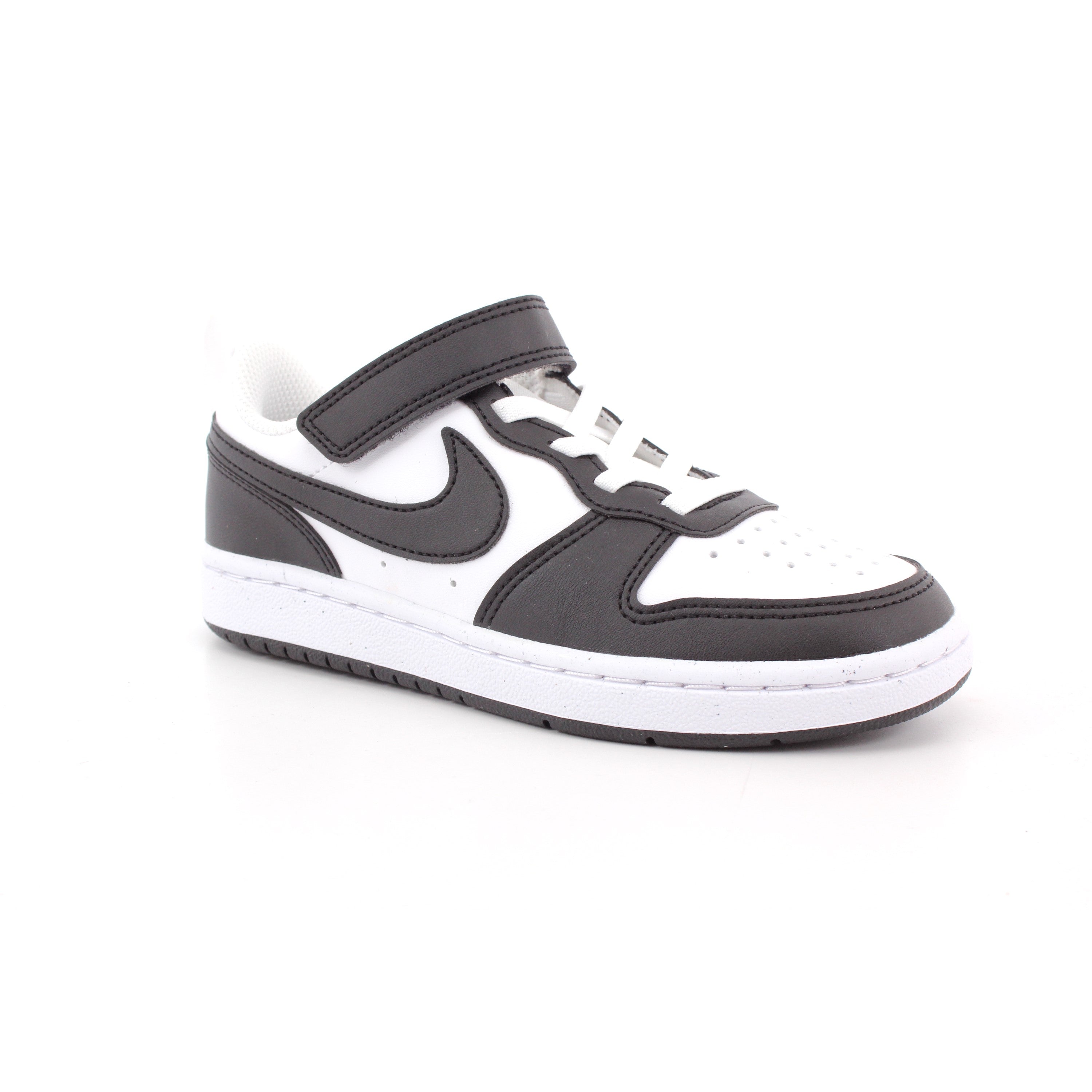 NIKE COURT BOROUGH LOW RECRAFT BIANCO/NERO