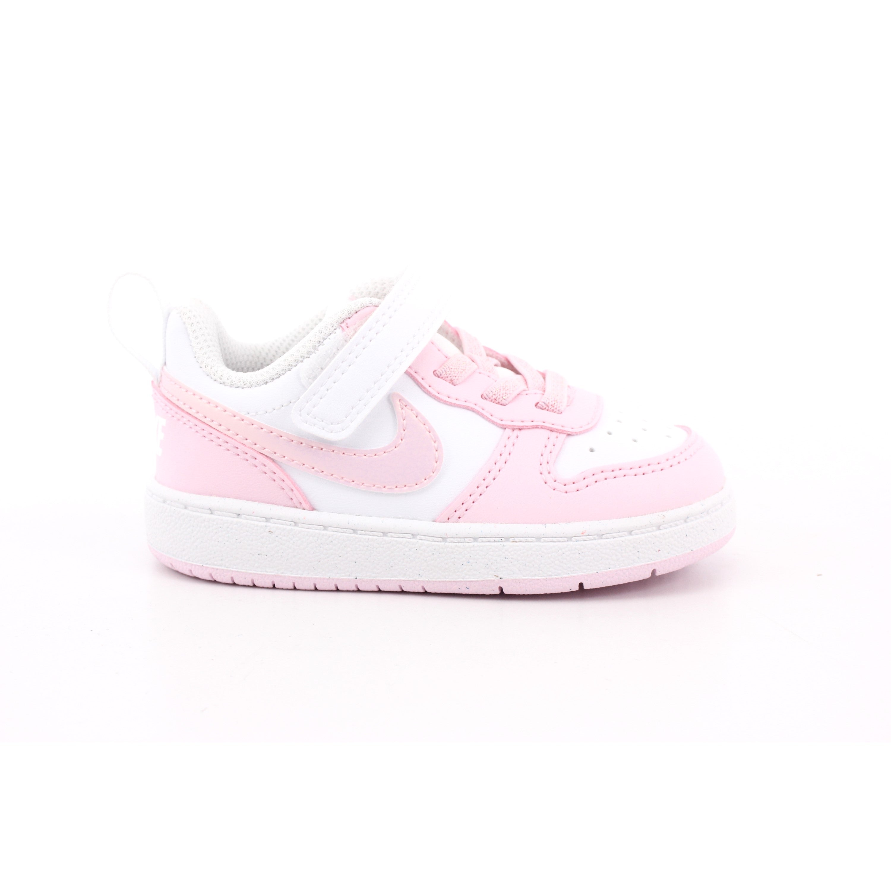 NIKE COURT BOROUGH LOW RECRAFT TD BIANCO/PINK FOAM