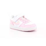 NIKE COURT BOROUGH LOW RECRAFT TD BIANCO/PINK FOAM