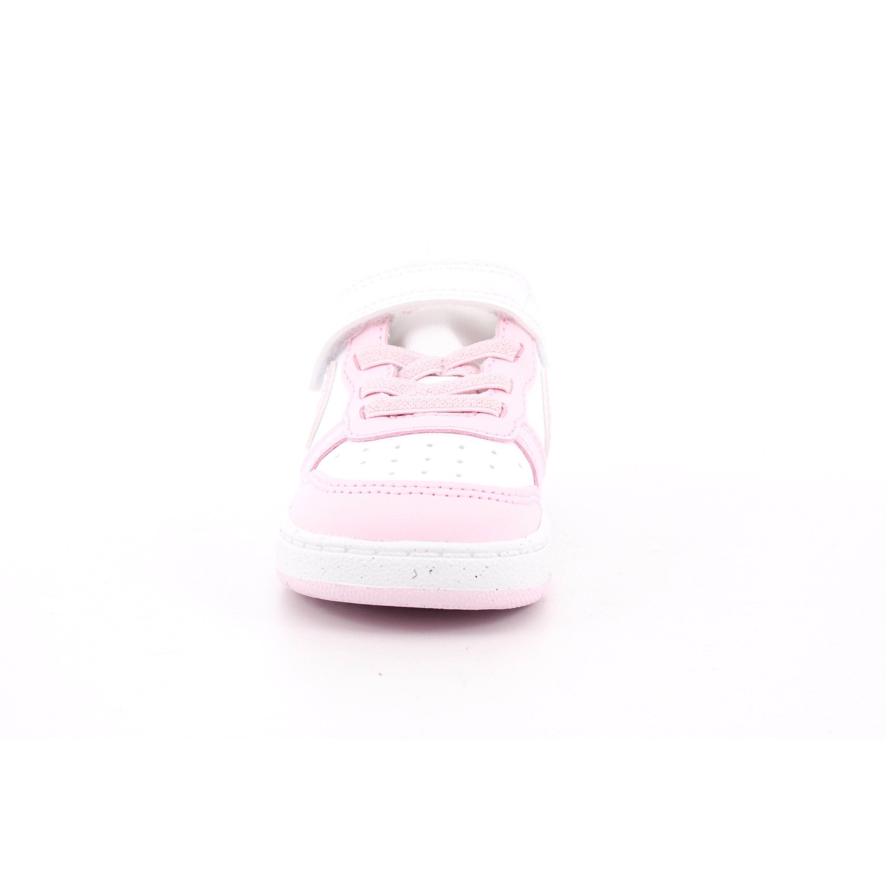 NIKE COURT BOROUGH LOW RECRAFT TD BIANCO/PINK FOAM