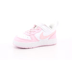 NIKE COURT BOROUGH LOW RECRAFT TD BIANCO/PINK FOAM