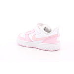 NIKE COURT BOROUGH LOW RECRAFT TD BIANCO/PINK FOAM