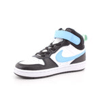 NIKE COURT BOROUGH MID 2 (PSV) WHT/BLU/BLK
