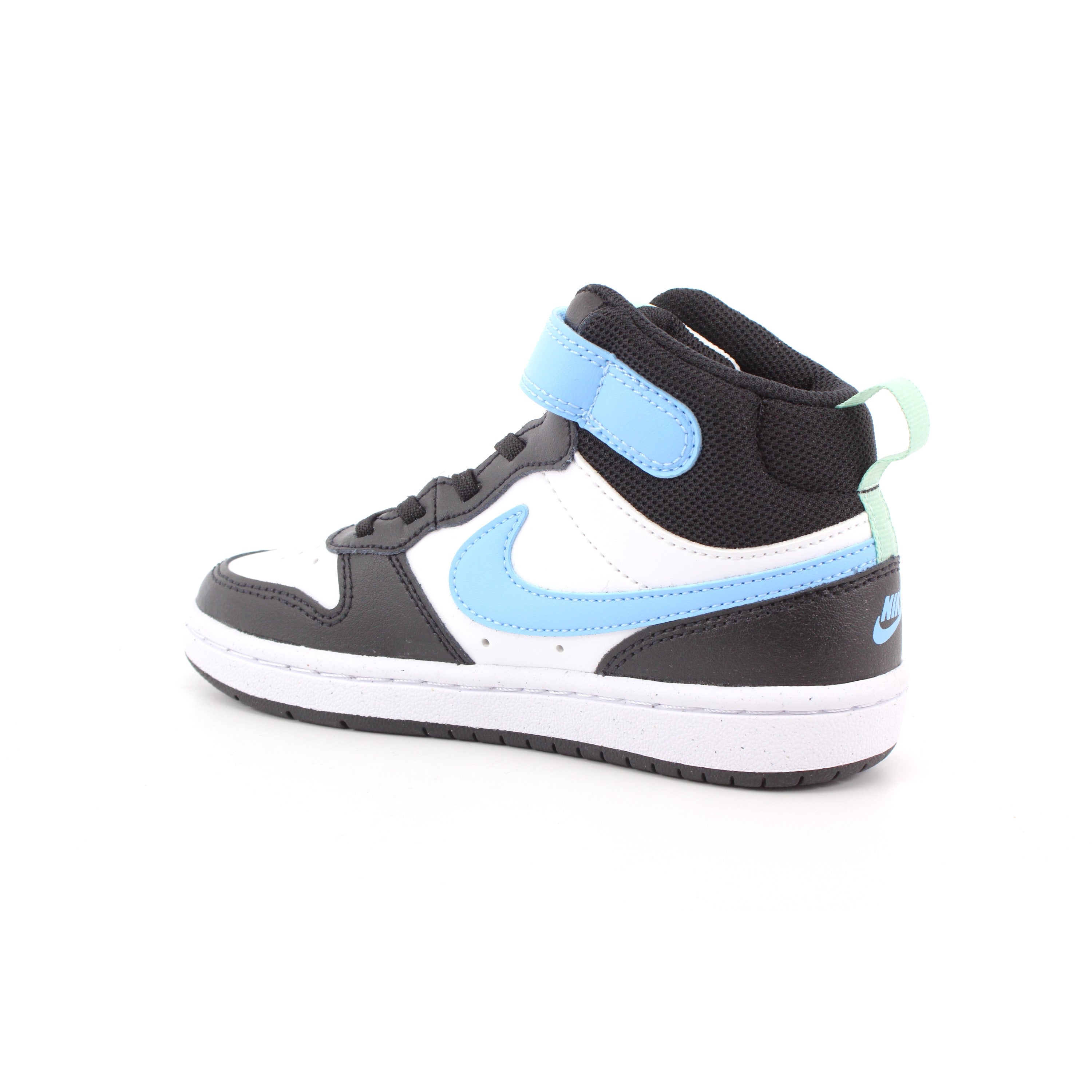 NIKE COURT BOROUGH MID 2 (PSV) WHT/BLU/BLK