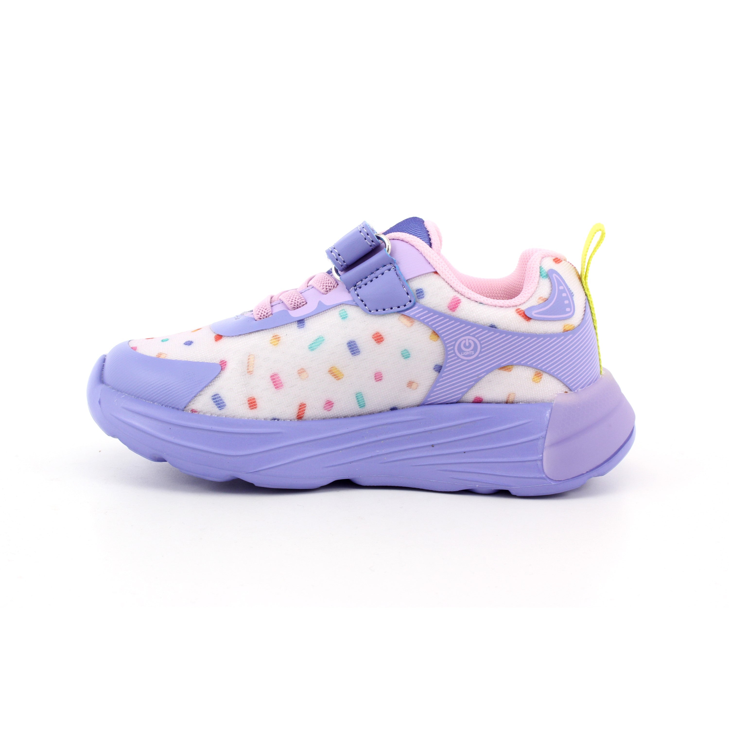 ZAPATO SPORT LUCES MAT LILA