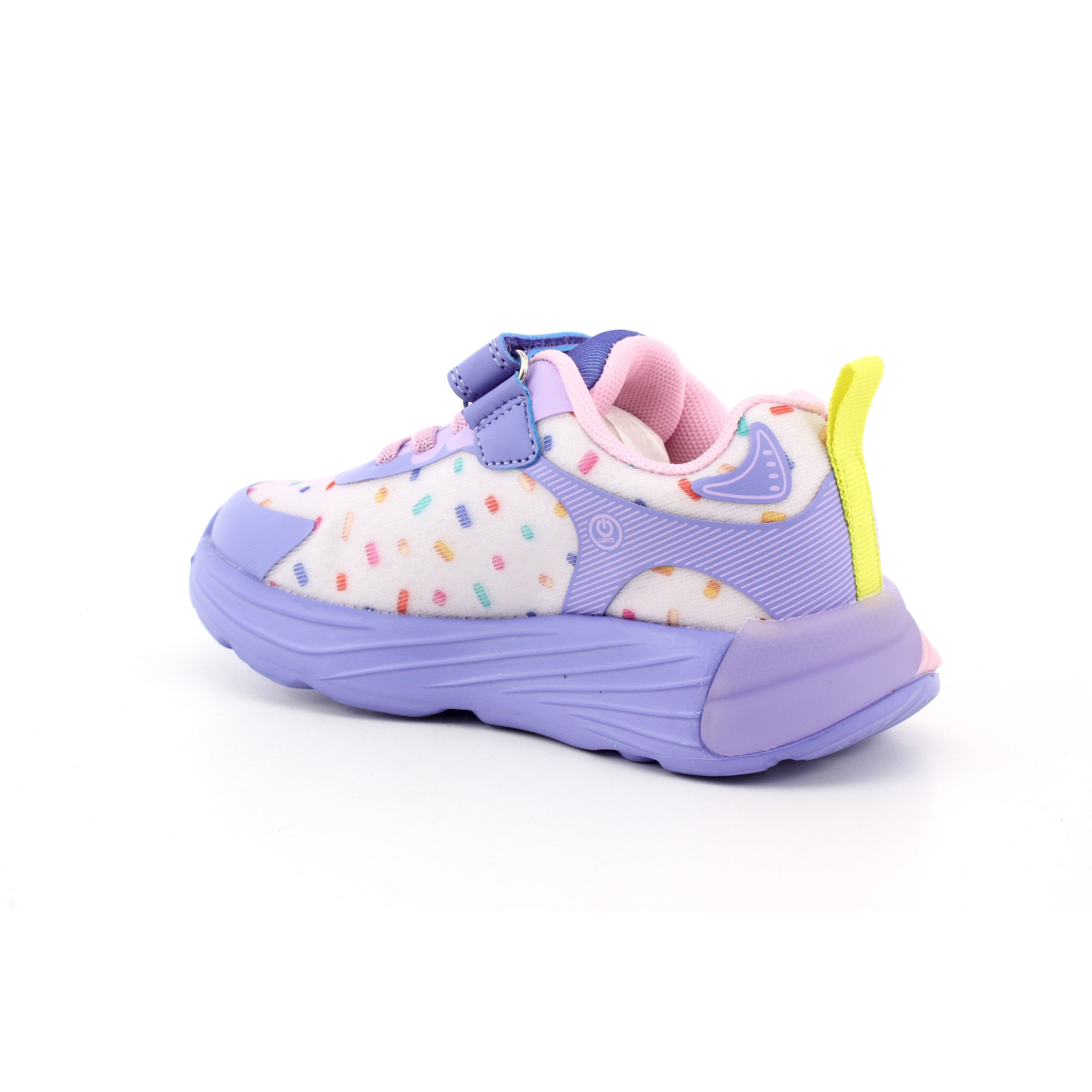 ZAPATO SPORT LUCES MAT LILA