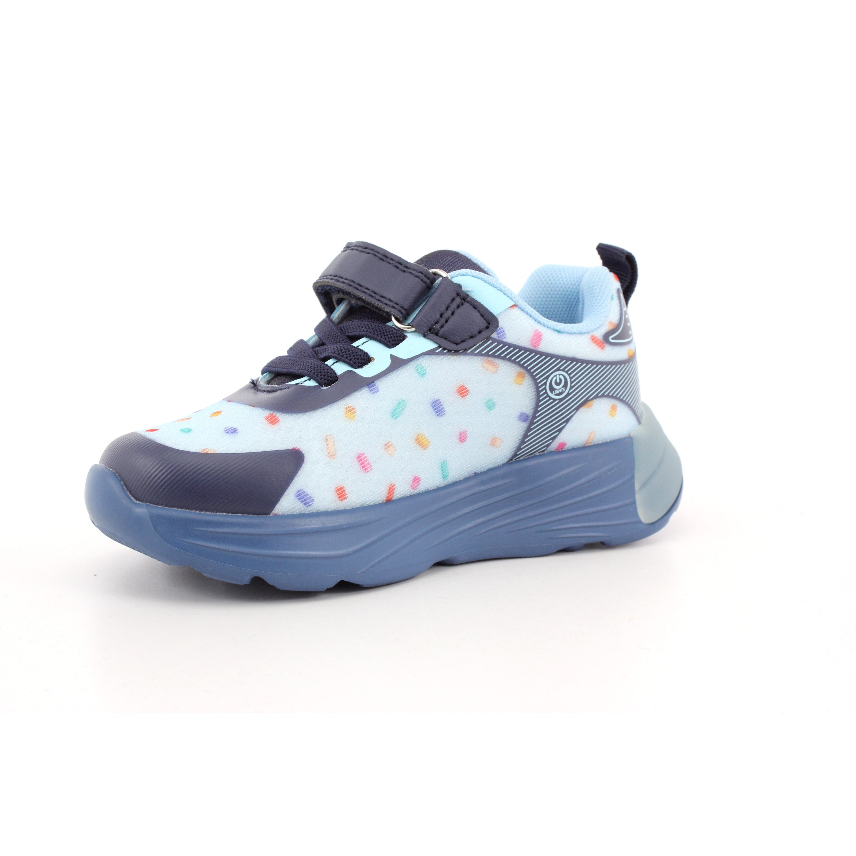ZAPATO SPORT LUCES MAT AZUL