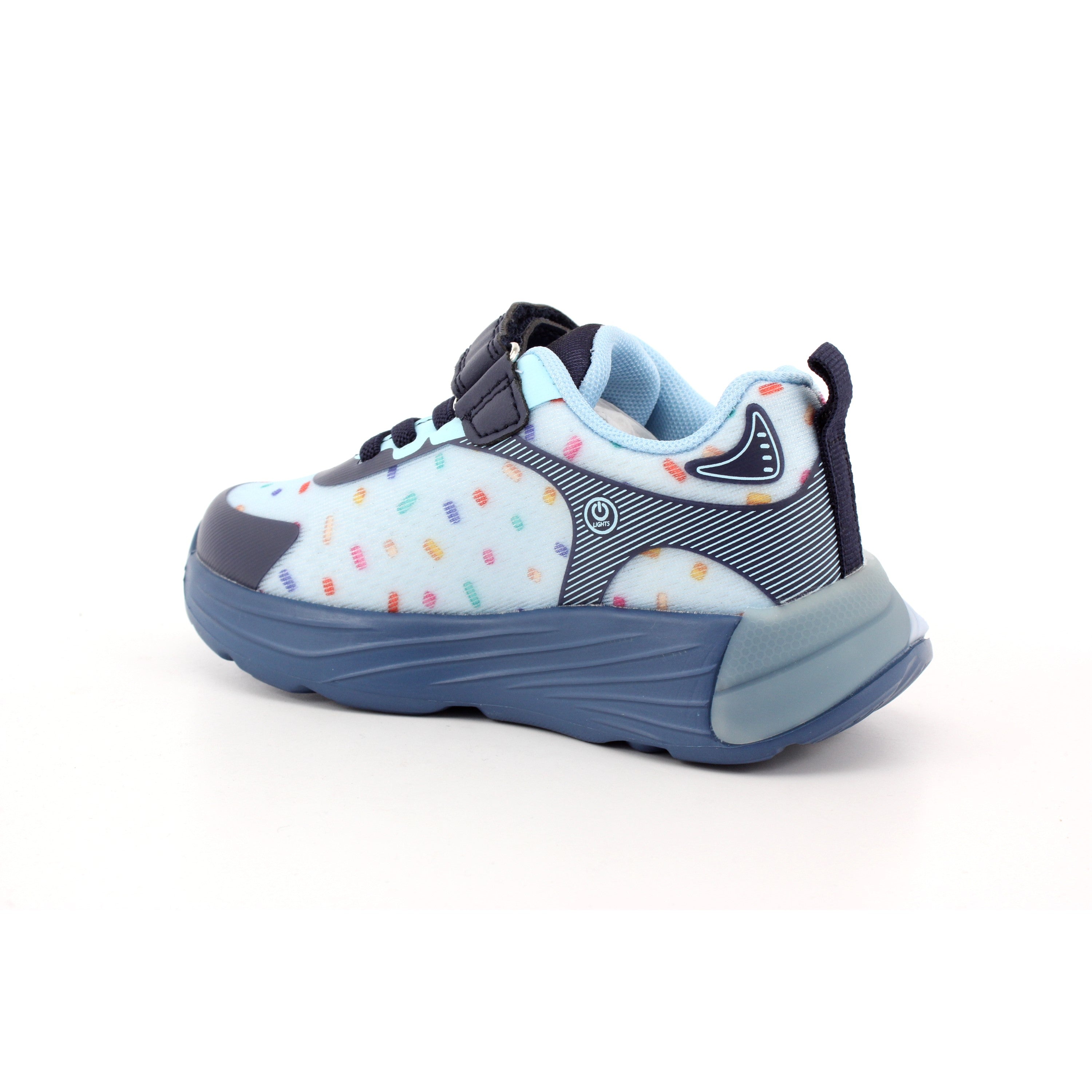 ZAPATO SPORT LUCES MAT AZUL