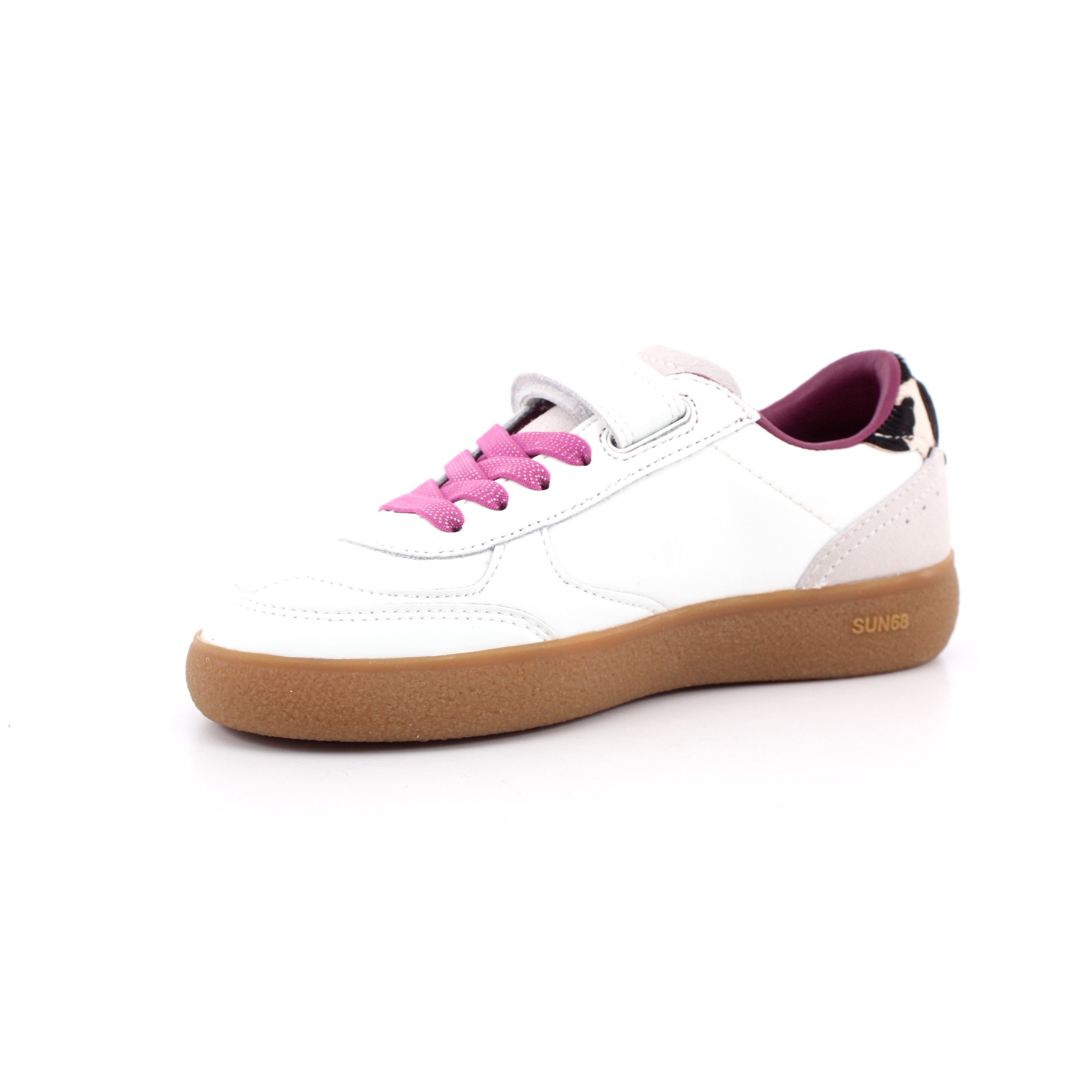 GIRL'S SALLY LEATHER (KID) 01 BIANCO