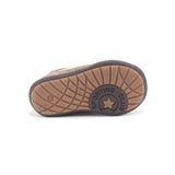SCARPA ALLACCIATA TAUPE PELLE