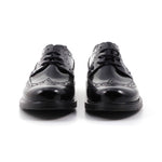 SCARPA BASSA LACCI ABRASIVATO NERO