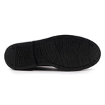 SCARPA BASSA LACCI ABRASIVATO NERO