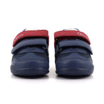 POLACCHINO GORRIX BLU/BORDEAUX NAPPA PU/TESSUTO