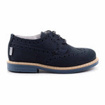 SCARPA BASSA LACCI MASCHIO BLU