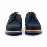 SCARPA BASSA LACCI MASCHIO BLU