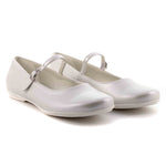 PERLATO BIANCO SINTETICO + FIBBIA STRASS