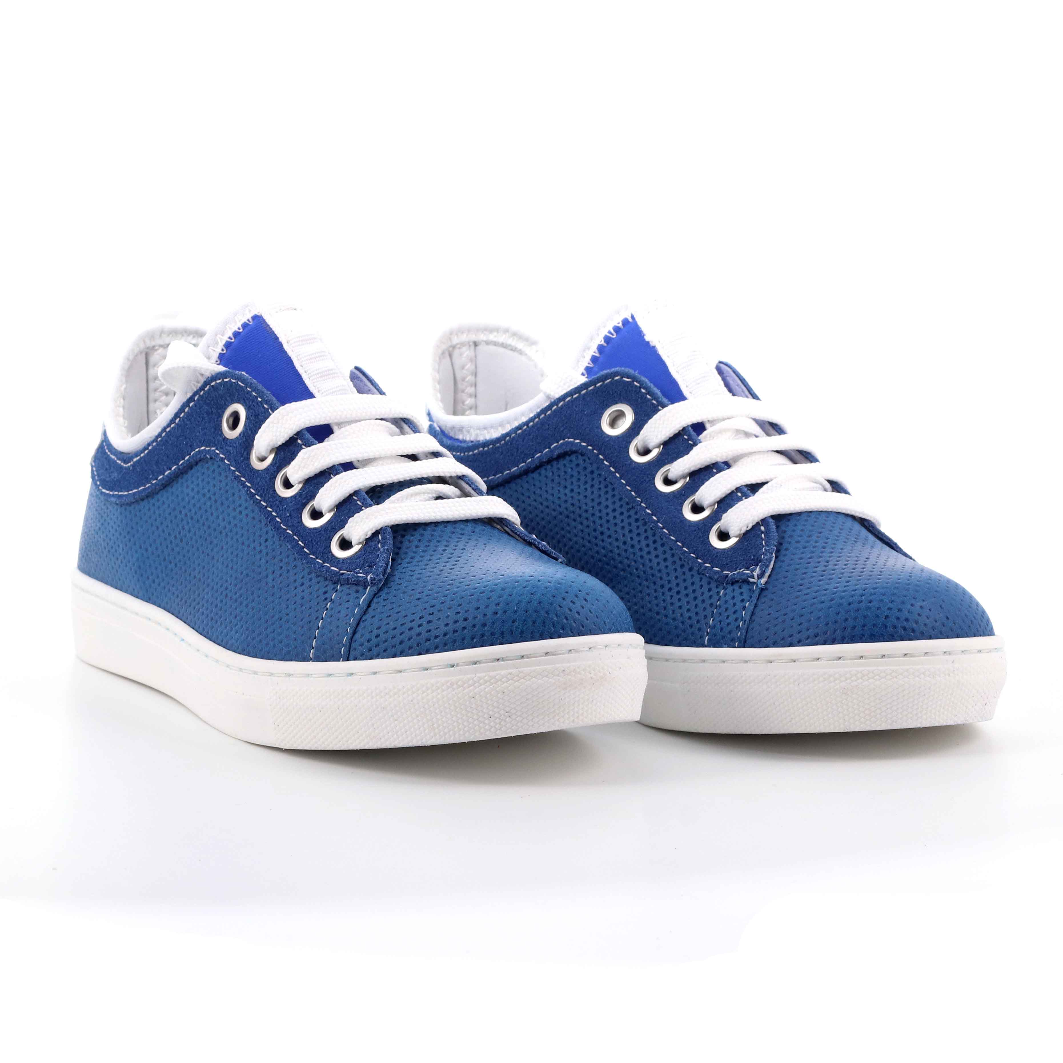 SCARPA BASSA LACCI MASCHIO BLUETTE