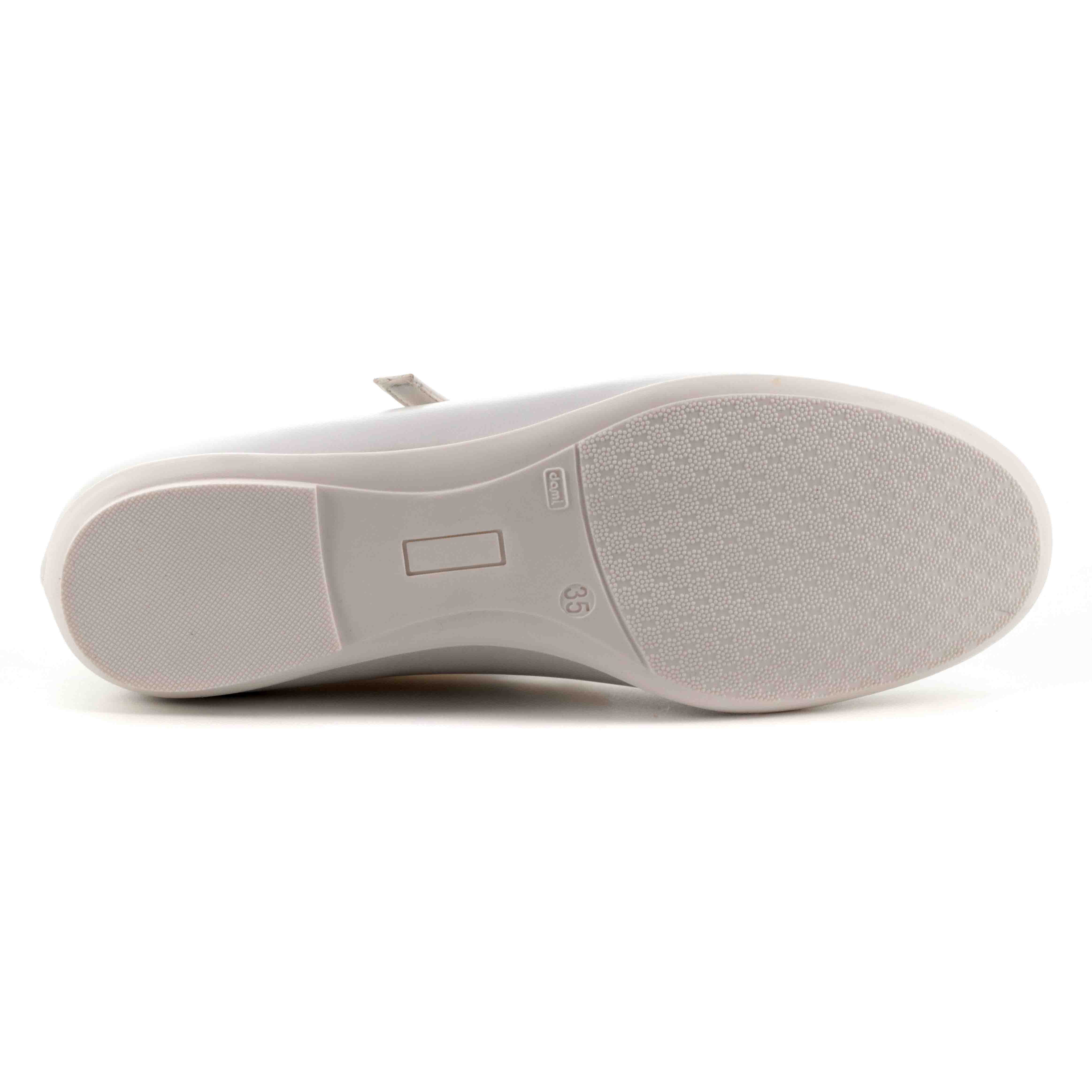 PERLATO BIANCO SINTETICO + FIBBIA STRASS