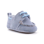 SCARPETTE IN PELLE CELESTE 40