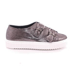 SCARPA DUE FIBBIE NERO
