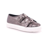 SCARPA DUE FIBBIE NERO