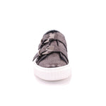 SCARPA DUE FIBBIE NERO