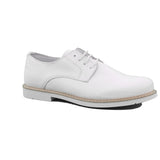 SCARPA BASSA LACCI MASCHIO BIANCO