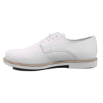 SCARPA BASSA LACCI MASCHIO BIANCO