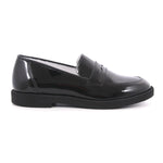 MOCASSINO NERO VERNICE