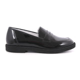 MOCASSINO NERO VERNICE