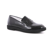 MOCASSINO NERO VERNICE