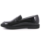 MOCASSINO NERO VERNICE