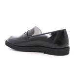 MOCASSINO NERO VERNICE