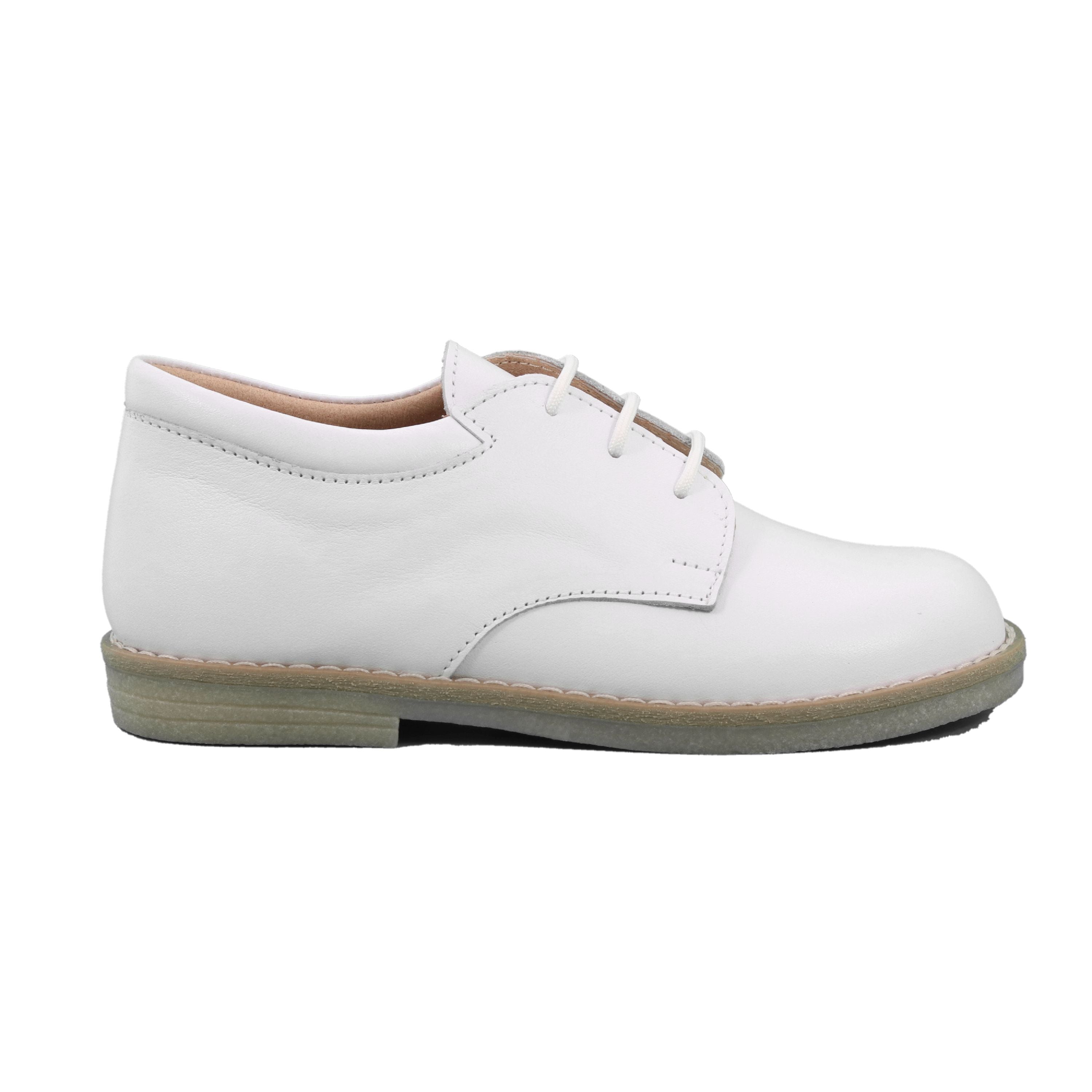 SCARPA ALLACCIATA MASCHIO BIANCO