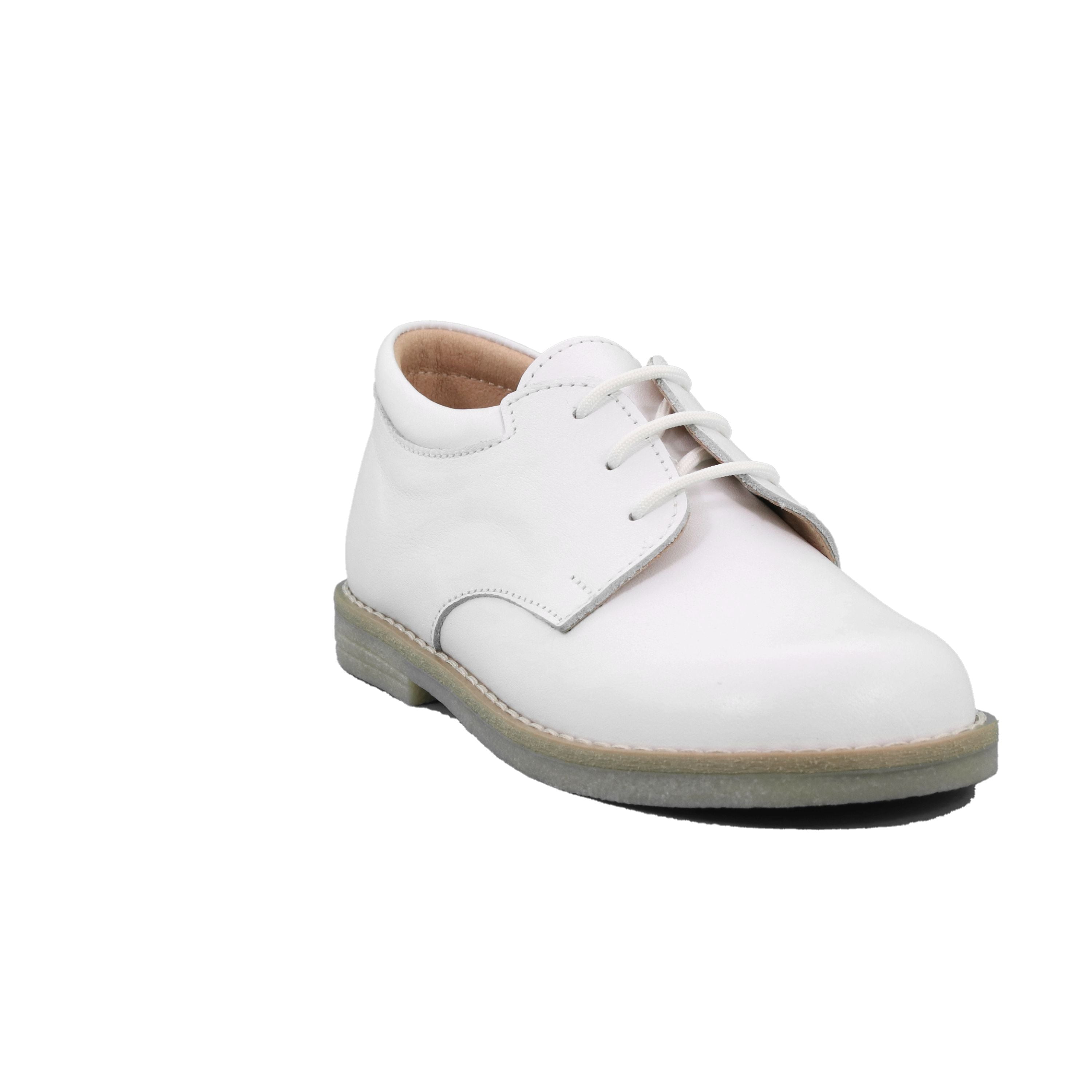 SCARPA ALLACCIATA MASCHIO BIANCO